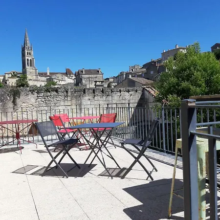 Les Logis Des Vignobles Sainte Emilion En Duplex N 1 Avec Terrasse Apartment Exterior photo